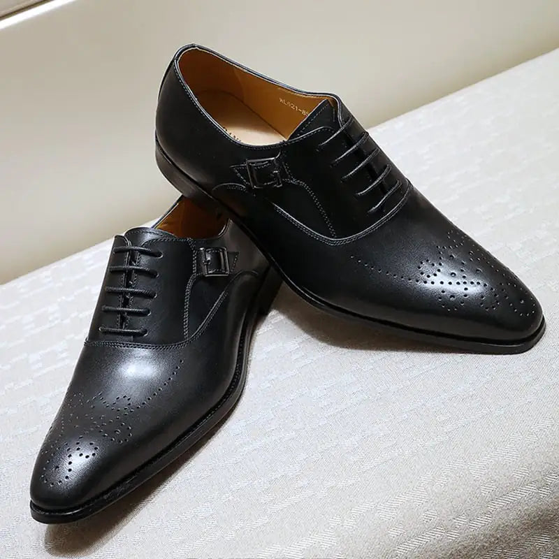 Men's Business Oxford Leather Dress Shoes
