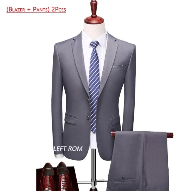 Men's Premium Solid Suit