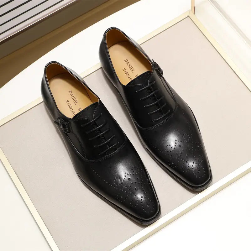 Men's Business Oxford Leather Dress Shoes