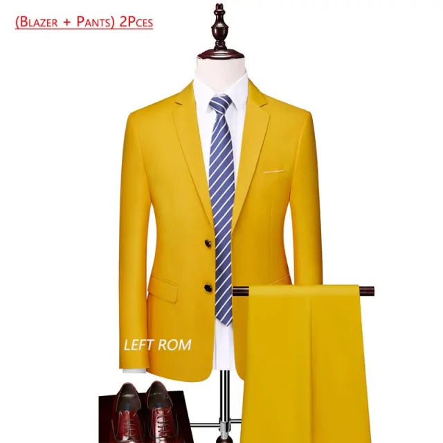 Men's Premium Solid Suit