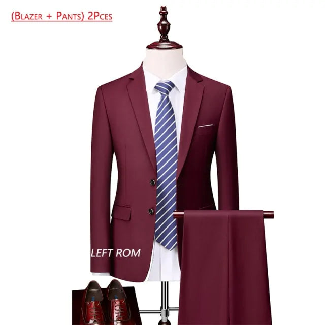 Men's Premium Solid Suit